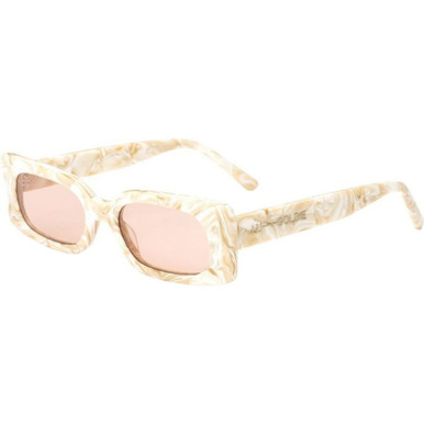 Lu Goldie Salome - White Onyx/Rose Lenses