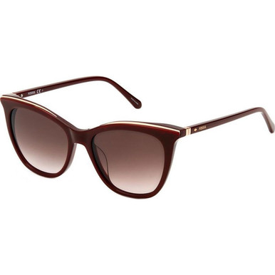 Fossil 2103/G/S - Burgundy/Brown Gradient Lenses