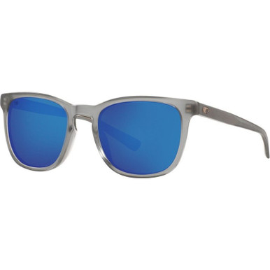 Matte Grey/Blue Mirror 580g Polarised Glass Lenses