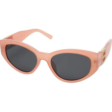 JS Eyewear 6292, Strawberry Pink/Grey Polarised Lenses