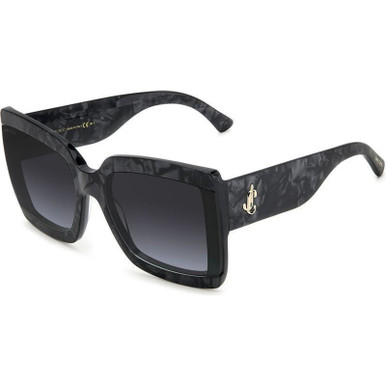 Jimmy Choo Renee, Grey Marble/Dark Grey Gradient Lenses