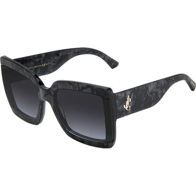 Jimmy Choo Renee - Grey Marble/Dark Grey Gradient Lenses