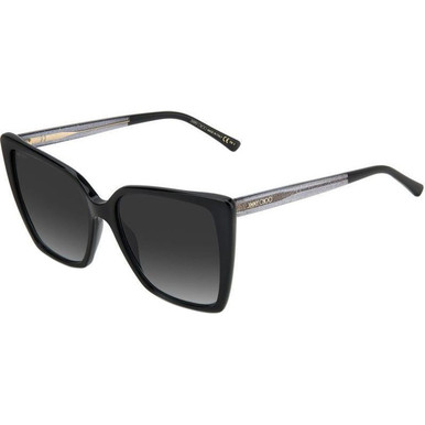 Jimmy Choo Lessie - Black/Dark Grey Gradient Lenses