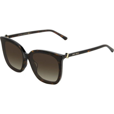 Jimmy Choo Nettal - Dark Havana/Brown Gradient Lenses