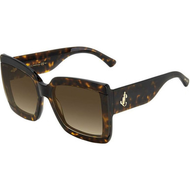 Jimmy Choo Renee - Dark Havana/Brown Gradient Lenses
