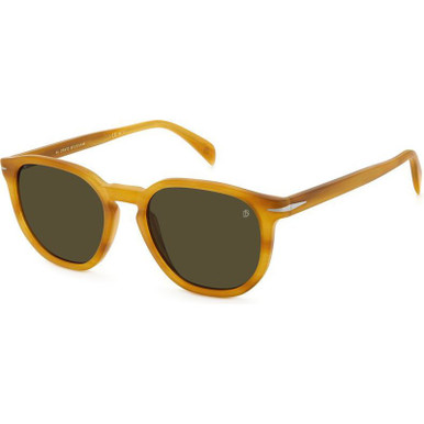 DB 1099/S - Honey Havana/Green Lenses