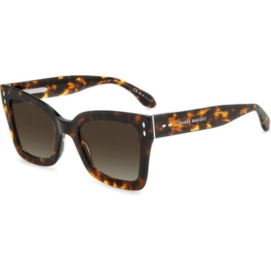 Isabel Marant IM 0103/S, Dark Havana/Brown Gradient Lenses