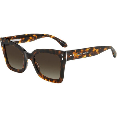Isabel Marant IM 0103/S - Dark Havana/Brown Gradient Lenses