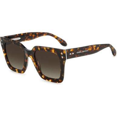 Isabel Marant IM 0104/S, Dark Havana/Brown Gradient Lenses