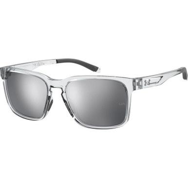 Under Armour UA Assist 2, Crystal/White Mirror Lenses