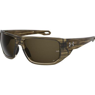 Under Armour UA Attack 2, Wood Grain/Brown Lenses