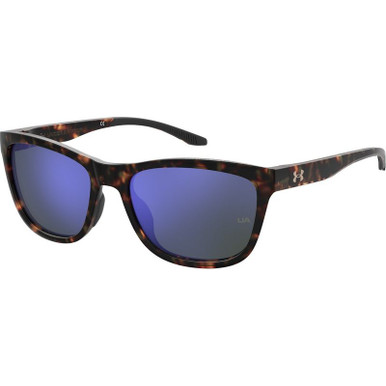 Under Armour UA Play Up, Dark Havana/Violet Mirror Lenses