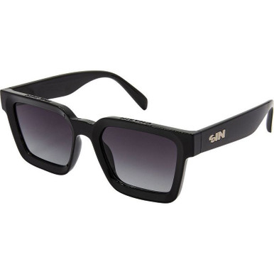 Top Shelf - Black/Smoke Polarised Lenses