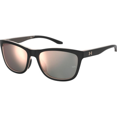 UA Play Up - Black and Pink/Rose Gold Mirror Lenses