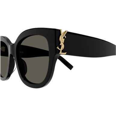 Saint Laurent SLM95F Black/Grey Lenses | Afterpay | Zip Pay