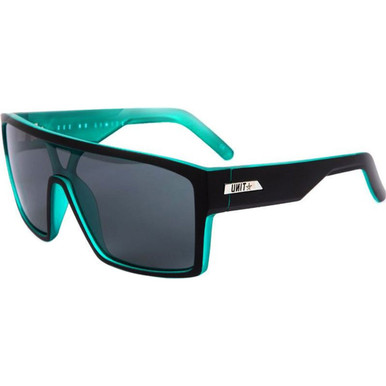 UNIT Command - Matte Black and Teal/Grey Polarised Lenses