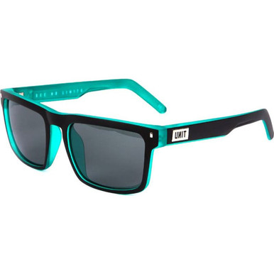 UNIT Primer - Matte Black Teal/Grey Polarised Lenses