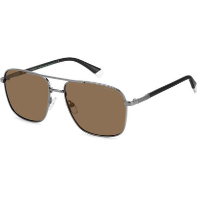 PLD 4128/S/X - Dark Ruthenium/Bronze Polarised Lenses