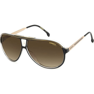 Carrera 1050/S - Black Gold/Brown Gradient Lenses