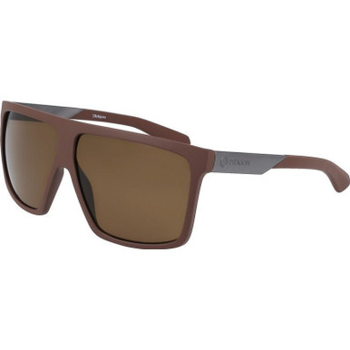 Matte Dark Brown/Brown LL Polarised Lenses