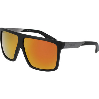 Ultra - Matte Black/Red LL Ionised Lenses