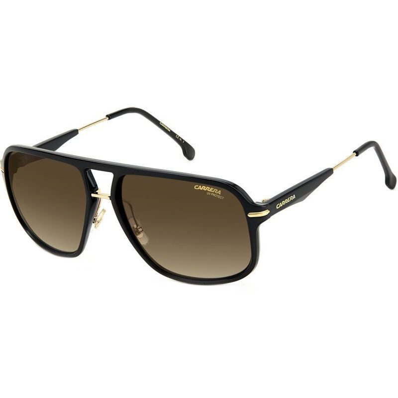 Black and deals gold carrera sunglasses