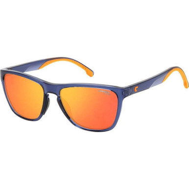 Carrera 8058/S - Blue/Orange Mirror Lenses