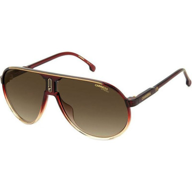 Carrera Champion65/N - Burgundy Shaded/Brown Gradient Lenses