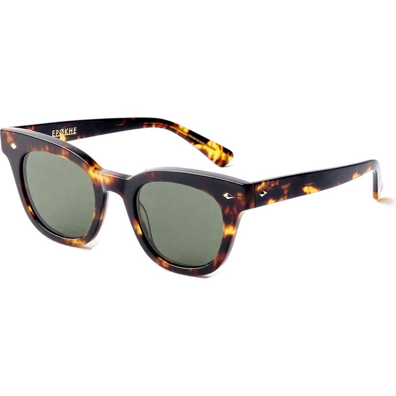 Epokhe Dylan Tortoise Polished/Green | Polarised | Afterpay