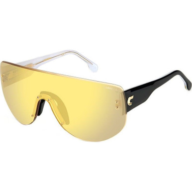 Carrera Flaglab 12, Yellow Black/Gold Mirror Lenses