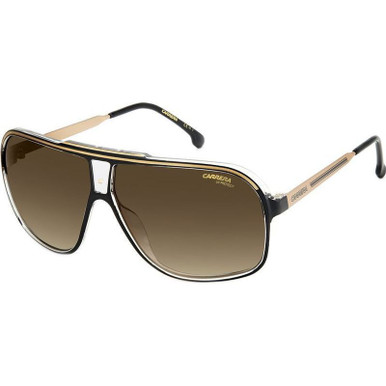 Carrera Grand Prix 3 - Black Gold/Brown Gradient Lenses