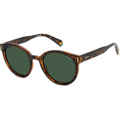 Polaroid PLD 6185/S, Dark Havana/Green Polarised Lenses