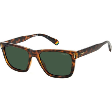 Dark Havana/Green Polarised Lenses
