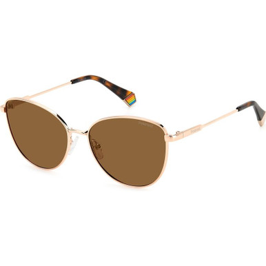 Polaroid PLD 6188/S, Gold and Copper/Bronze Polarised Lenses