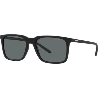 Arnette Trigon AN4314, Matte Black/Dark Grey Polarised Lenses