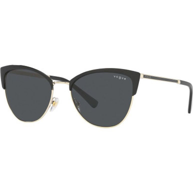 Vogue Eyewear VO4251S, Top Black Pale Gold/Dark Grey Lenses