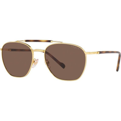 Vogue Eyewear VO4256S, Gold/Dark Brown Lenses