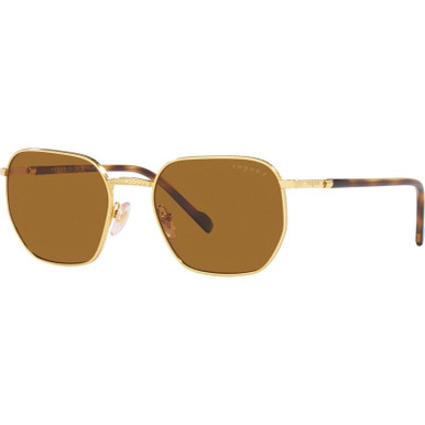 Vogue Eyewear VO4257S - Gold/Bronze Polarised Lenses