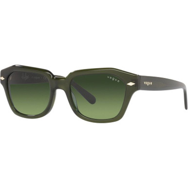 Vogue Eyewear VO5444S, Opal Green/Green Gradient Lenses