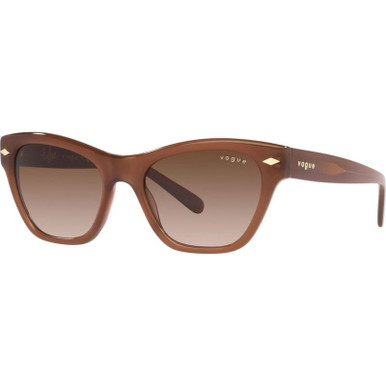 Vogue Eyewear VO5445S, Opal Brown/Brown Gradient Lenses