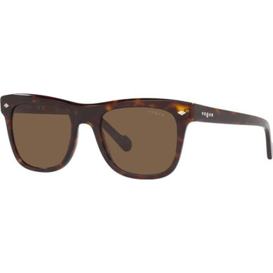 Vogue Eyewear VO5465S, Dark Havana/Dark Brown Lenses