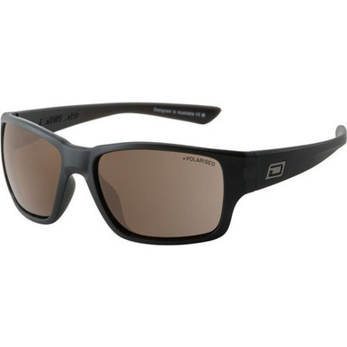 Dirty Dog Sizzle - Satin Dark Brown/Brown Polarised Lenses