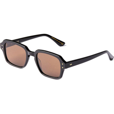 Wilson - Polished Black/Bronze Polarised Lenses