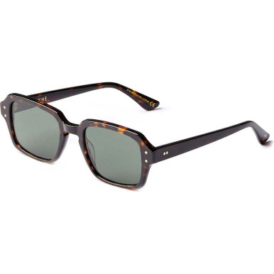 Epokhe Dylan Zero Polished Black Marble/Black Sunglasses