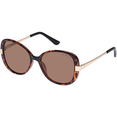 Cancer Council Anna Bay - Dark Tort/Brown Polarised Lenses