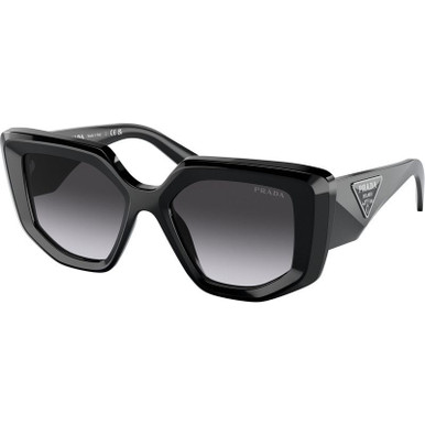 Prada PR14ZSF, Black/Grey Gradient Lenses