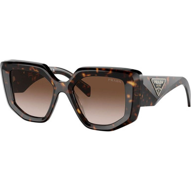 Prada PR14ZSF - Tortoise/Brown Gradient Lenses
