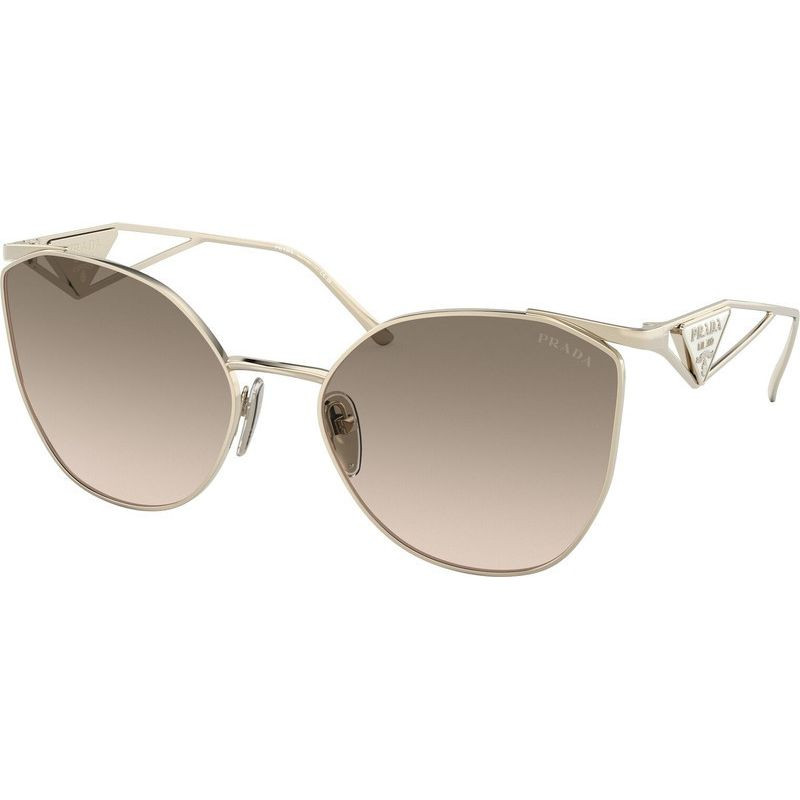 Prada PR50ZS Pale Gold/Brown Gradient Grey Lenses