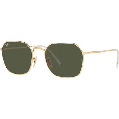 Ray-Ban Jim RB3694 - Arista/Green Glass Lenses 53 Eye Size