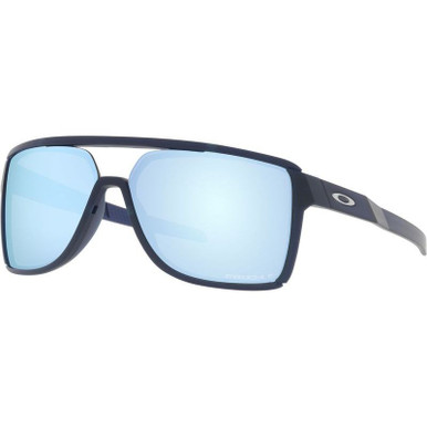 Oakley Castel - Matte Trans Blue/Prizm Deep Water Polarised Lenses